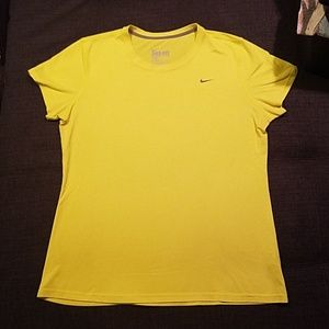 Yellow Nike Dri-fit workout Top, Sz XL